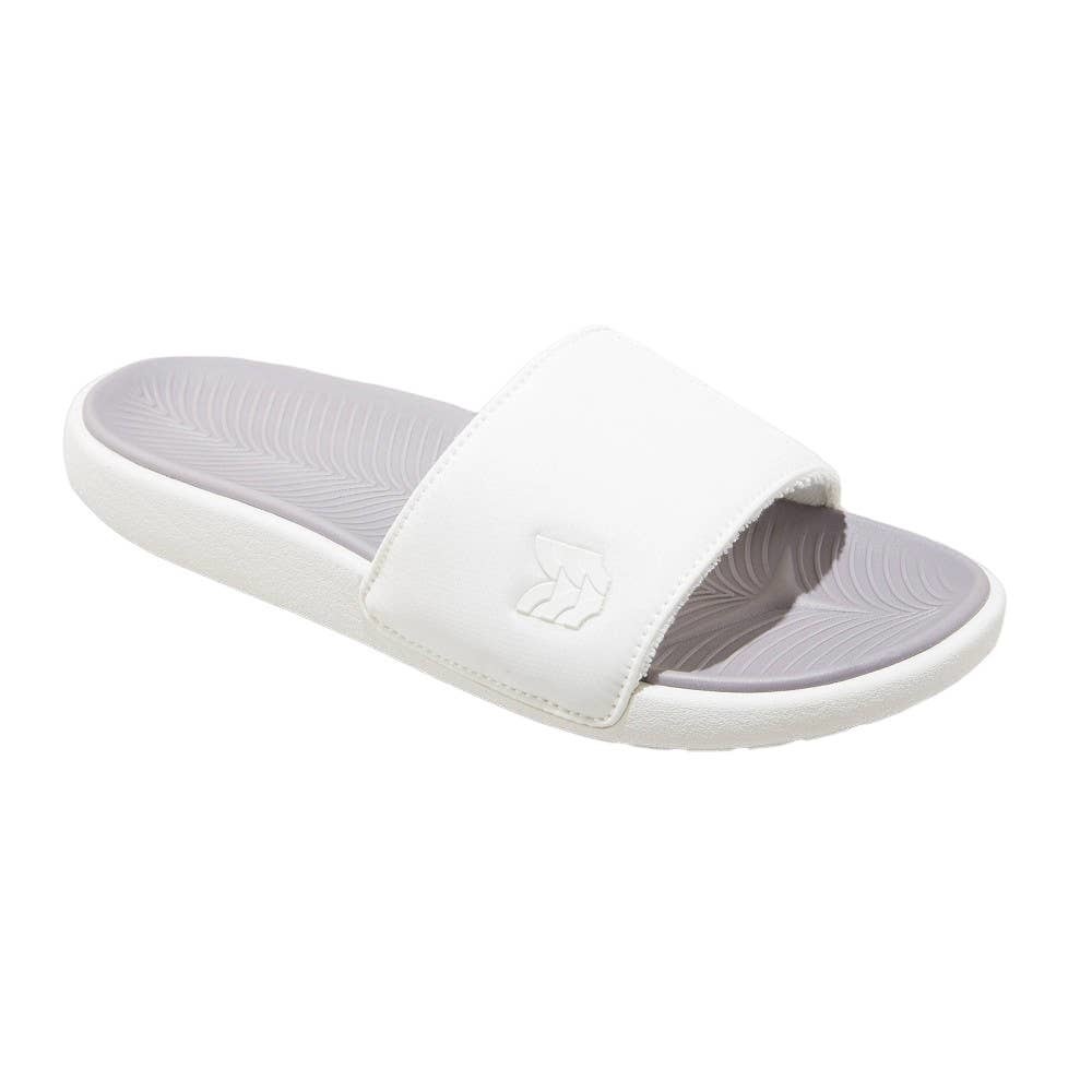 Women's Emerald Slide Sandals, Size 10, White - All in Motion